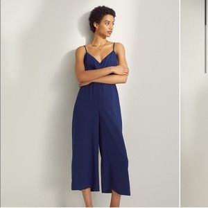 Aritzia Wilfred Navy Jumpsuit